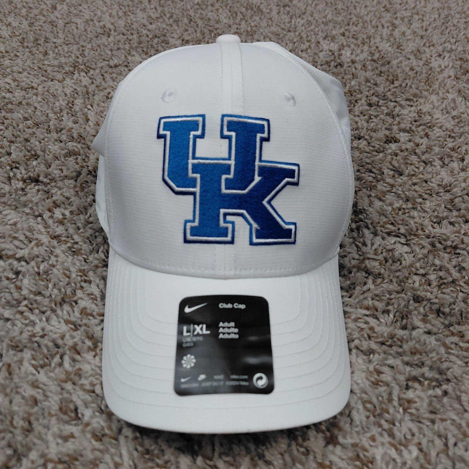 New Nike Kentucky Wildcats Club Cap Hat Unisex Adult LXl DriFit Adjustable
